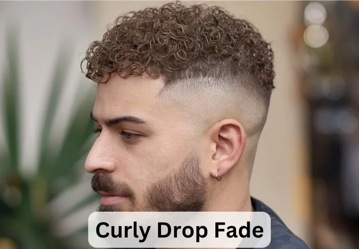 Curly Drop Fade